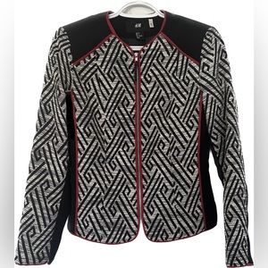 H&M zip up light spring blazer